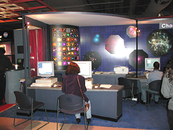 Chandra exhibit booth