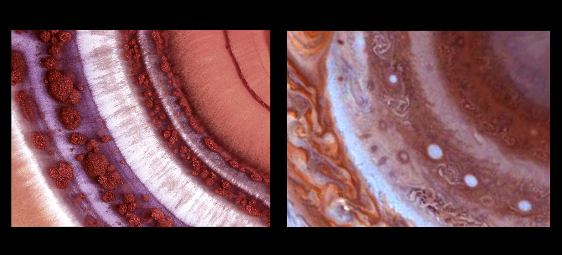 Agate vs. Turbulence on Jupiter