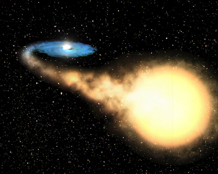 Illustration of an X-ray Binary