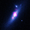 Galactic merger reveals an unusual star-deprived black hole