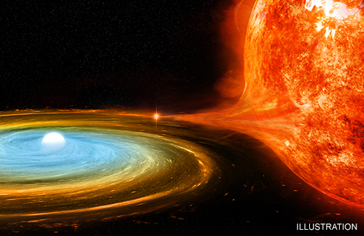 Illustration of White Dwarf Accretion