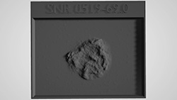 Image of a 3D SNR 0519-69.0
