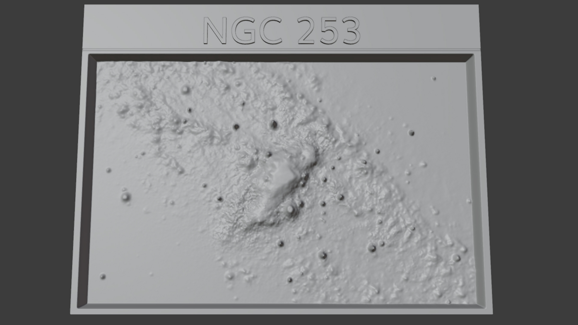 Image of a 3D NGC 253 Composite