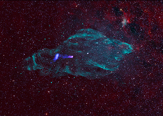 Image of SS 433 and the Manatee Nebula